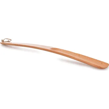 Lžíce na botu GoEco® | Dlouhá dřevěná lžíce na obuv | s ouškem na zavěšení | 55 cm Dedra