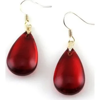 Náušnice Prosperk Náušnice červené slzy S4574