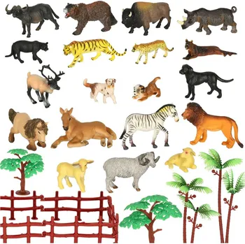 Figurka Sada figurek zvířátka v zoo 31 ks