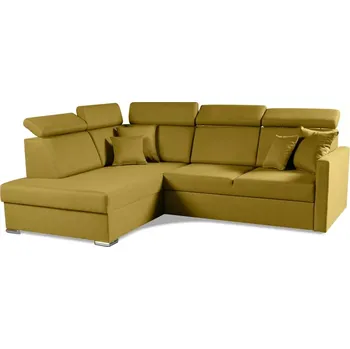 Sedací souprava Rohová sedací souprava Morrison XL, levá, žlutá (tatum 275)