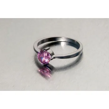 Prsten Prosperk Prstýnek růžový zirkon Velikost prstenů: 11 (EU: 65-67) 24411/11