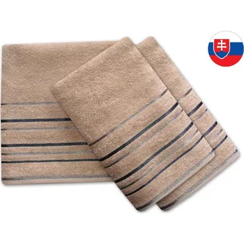 Osuška Froté osuška 70x140 ZARA PRUH béžová 450g