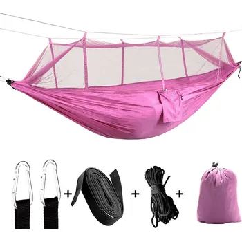 Horské kolo Hamaka s moskytiérou - Růžová