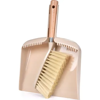 NATURAL | Lopatka a smetáček | buková rukojeť + čisticí zoubky | elegantní eko provedení Dedra