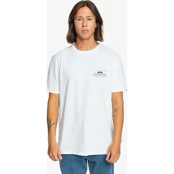 Pánské triko Quiksilver LINE BY LINE velikost S bílá