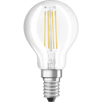 Lampička OSRAM LED kapka E14 4W, teplá bílá, 470 lumenů