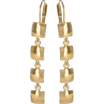 Náušnice Argento 67322 Pozlacené stříbrné náušnice