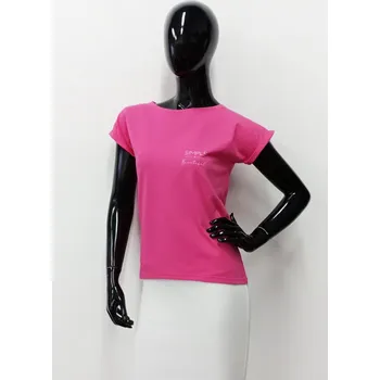 Dámská halenka OFF PINK tričko Elsa - růžová, 36 (více barev (bílá, černá, růžová, starorůžová, zelená))