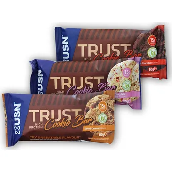 USN Trust high protein cookie bar 60g Varianta: salted caramel