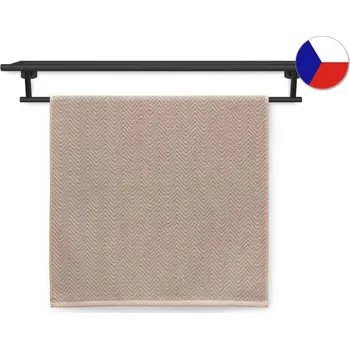 Ručník Luxusní ručník 50x100 ORGANIC 500g Rybí kost béžová