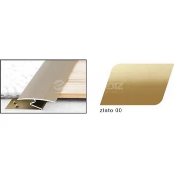 přechodová lišta AC 69 PŘECHODOVÝ PROFIL - ŠROUBOVACÍ, šíře 35 mm Barva: Zlatá, Zvolte délku: 200 cm