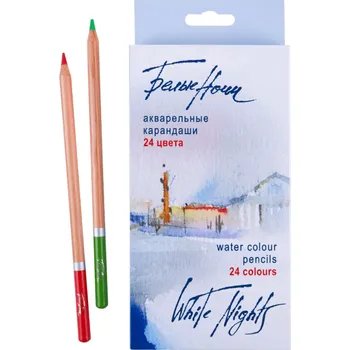 Pastelka Nevskaya Palitra White Nights 158411253 24 ks akvarelové pastelky v papírové krabičce
