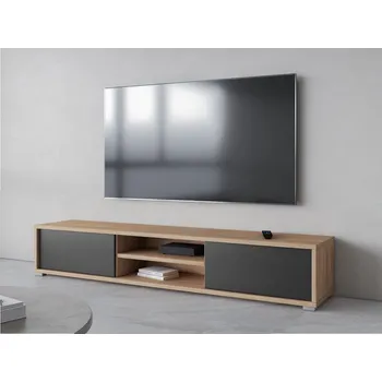 Televizní stolek Televizní stolek FRIDA typ 40 délka 180 cm dub/antracit