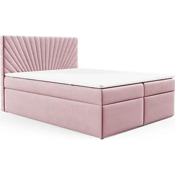 Postel Postel 71 180x200 cm s úložným prostorem Růžová