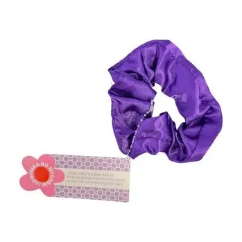 Nestandardní parfém Gumka scrunchie do włosów led ciemno fioletowa