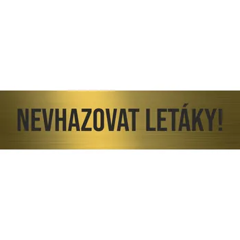 Speciální papír Štítek nevhazovat letáky - schránka