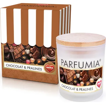 Svíčka CHOCOLAT & PRALINES | sójová vonná svíčka | PARFUMIA® | 250 ml Dedra