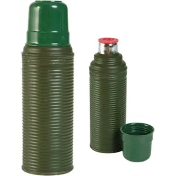 Termoska Armáda Švédská Termoska ŠVÉDSKÁ gumové víčko 0,5l ZELENÁ použitá