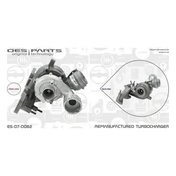 Turbodmychadlo Dmychadlo, plnění SKODA, , 03G253010J, 03G253010JV, 03G253010JX, 03G253014H, 03G253014HV, 03G253014HX, 03G253019A, 03G253019AV, 03G253019AV550, 03G253019AX, OES, ES-07-0062