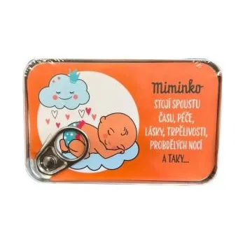 Plechovka na peníze - narozeniny - miminko