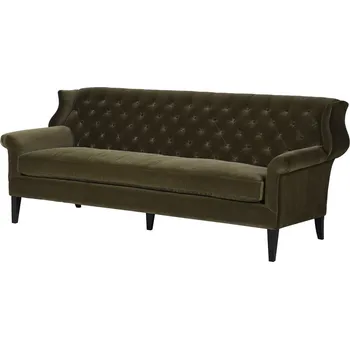 Sedací souprava Stylová olivová sedačka Monroe 223cm chesterfield