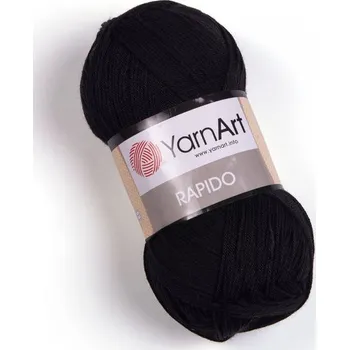 Galanterie Pletací příze Rapido 100g černá