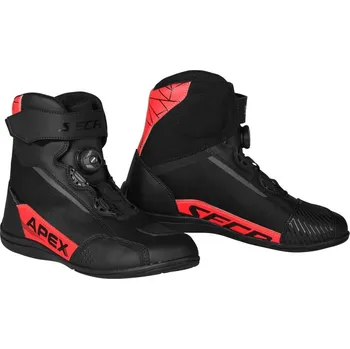 Moto obuv Boty na motorku SECA Apex PRO černé/červené fluo 41