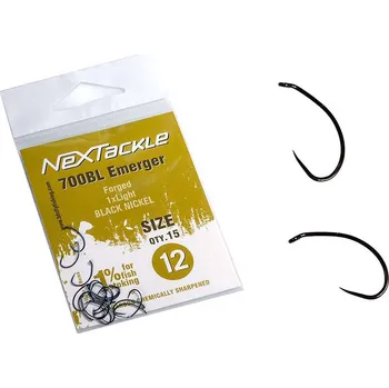 Rybářský háček Muškařské háčky NEXTackle 700 BL Emerger vel. 16