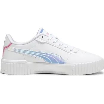 Dívčí obuv Dětské tenisky Puma CARINA 2.0 DEEP DIVE JR 5 Bílá, Růžová, Světle modrá