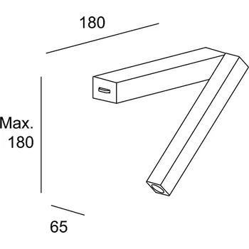 Lampička LEDS-C4 Hall Slim nástěnné světlo na čtení s LED bílou barvou bílá 1 x 2 W LED - Doprava zdarma