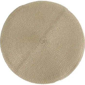 prostírání Jutové prostírání na stůl světle hnědé 37 cm, IMPOL TRADE