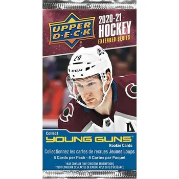 Sběratelská karetní hra UPPER DECK NHL MVP HOCKEY 2020/2021 - YOUNG GUNS, hokejové karty
