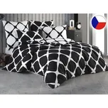 Bavlněné EXCLUSIVE povlečení Noir černobílé DUO 2x 70x90, 200x200