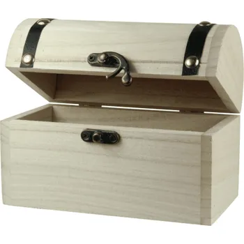 Úložný box Milujeme Kameny Truhlička - dřevěná - XL 433030