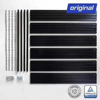 Dílenský regál REPONIO REPONIO Wall Kit 200 Original černý HAREOWALLKITBLACK