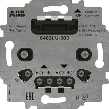 vypínač a zásuvka ABB Zoni Přístroj žaluziového spínače flex pro krátkocestné ovládání 64831 U-500