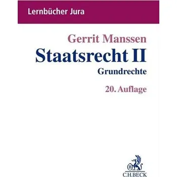 Staatsrecht II - Manssen, Gerrit [DE] (2024, Taschenbuch, C.H. Beck)