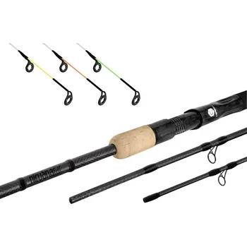 Rybářský prut Delphin NIRVANA FDR + 3 špičky - Špička Delphin NIRVANA FDR - Heavy - bílá /CARBON/ 1ks