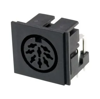 Connfly Konektor DIN do DPS, zásuvka 8 pinů