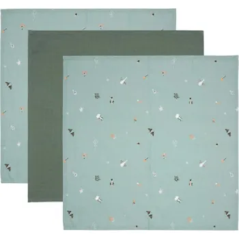 koupací vanička BÉBÉ-JOU mušelinová plenka 70x70cm 3ks Ocean Vibes