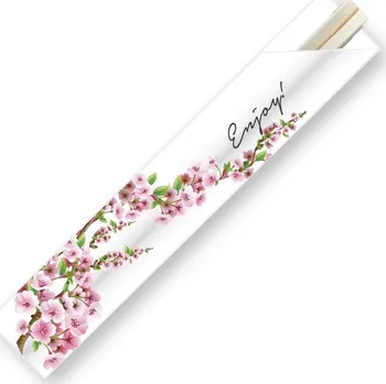 Jednorázové nádobí VIBAL Hůlky Square Head SAKURA 20,5cm 100ks/30bal