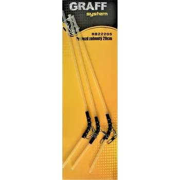 Graff Průjezd zahnutý 20cm 3ks Transparentní