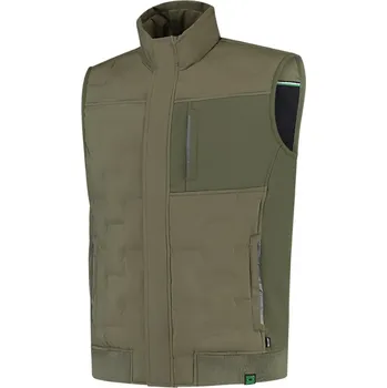 Pánská vesta Tricorp Puffer Bodywarmer Rewear T55 Vesta unisex Barva: army, Velikost: L T55TA15
