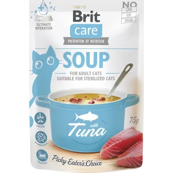 Krmivo pro kočku Brit Care Cat Soup With Tuna 15x75g