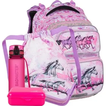 Set školních potřeb Bagmaster Dopi 24 velký školní set, A koně