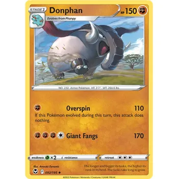Sběratelská karetní hra Pokémon TCG Donphan 092/195