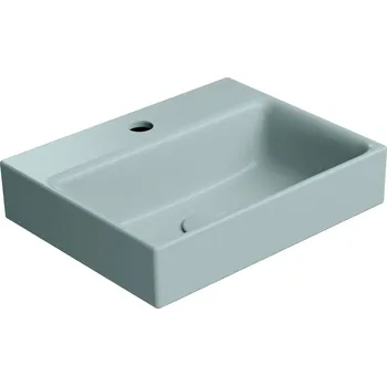 NUBES keramické umyvadlo 40x32cm, ghiaccio mat