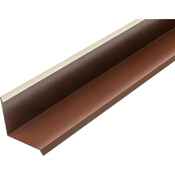 Stavebniny Gutta lemování ke zdi spodní Guttatop Klasik plechová střešní krytina 2000 mm RAL 8017