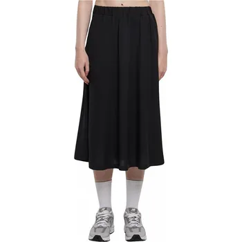 Dámská sukně Dlouhá klasická sukně z viskózy a s kapsami Urban Classics Barva: Černá, Velikost: XS