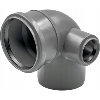 kanalizace HT Koleno s odbočkou 90°-110/50 mm pravé